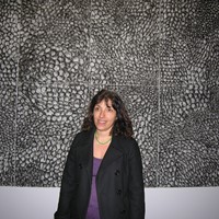 pastels noirs ensemble de 8 éléments, 8x 75x110cm, 2003, échelle
